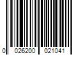 Barcode Image for UPC code 0026200021041