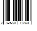 Barcode Image for UPC code 0026200117003