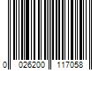 Barcode Image for UPC code 0026200117058