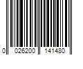 Barcode Image for UPC code 0026200141480