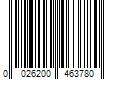 Barcode Image for UPC code 0026200463780