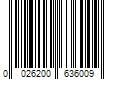 Barcode Image for UPC code 0026200636009