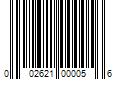 Barcode Image for UPC code 002621000056