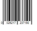 Barcode Image for UPC code 0026217237190