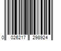 Barcode Image for UPC code 0026217298924