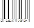 Barcode Image for UPC code 0026217306100