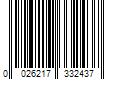 Barcode Image for UPC code 0026217332437