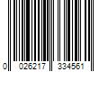 Barcode Image for UPC code 0026217334561