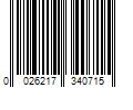 Barcode Image for UPC code 0026217340715