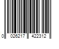 Barcode Image for UPC code 0026217422312