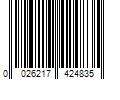 Barcode Image for UPC code 0026217424835