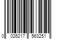 Barcode Image for UPC code 0026217563251