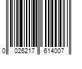 Barcode Image for UPC code 0026217614007