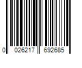 Barcode Image for UPC code 0026217692685