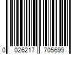 Barcode Image for UPC code 0026217705699