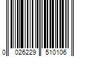 Barcode Image for UPC code 0026229510106