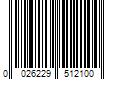 Barcode Image for UPC code 0026229512100