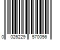 Barcode Image for UPC code 0026229570056