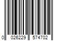 Barcode Image for UPC code 0026229574702