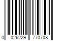 Barcode Image for UPC code 0026229770708