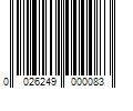 Barcode Image for UPC code 0026249000083