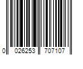 Barcode Image for UPC code 0026253707107