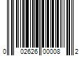 Barcode Image for UPC code 002626000082