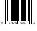 Barcode Image for UPC code 002628000073