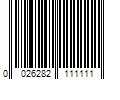 Barcode Image for UPC code 0026282111111