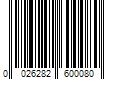 Barcode Image for UPC code 0026282600080