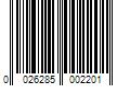 Barcode Image for UPC code 0026285002201