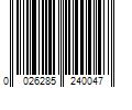 Barcode Image for UPC code 0026285240047