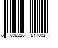 Barcode Image for UPC code 0026285517002