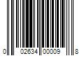 Barcode Image for UPC code 002634000098