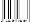 Barcode Image for UPC code 0026359023330