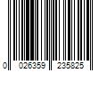 Barcode Image for UPC code 0026359235825