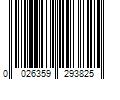 Barcode Image for UPC code 0026359293825