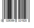 Barcode Image for UPC code 0026359321528