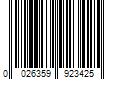 Barcode Image for UPC code 0026359923425