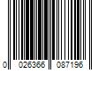 Barcode Image for UPC code 0026366087196