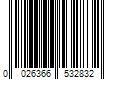 Barcode Image for UPC code 0026366532832