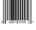 Barcode Image for UPC code 002637000057