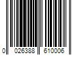 Barcode Image for UPC code 0026388610006