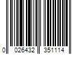 Barcode Image for UPC code 0026432351114