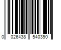 Barcode Image for UPC code 0026438540390