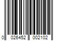 Barcode Image for UPC code 0026452002102