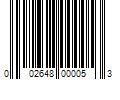 Barcode Image for UPC code 002648000053