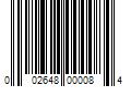 Barcode Image for UPC code 002648000084