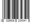 Barcode Image for UPC code 0026508234341