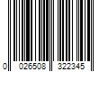 Barcode Image for UPC code 0026508322345